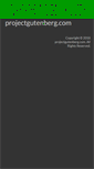 Mobile Screenshot of projectgutenberg.com